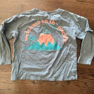 Zara Gray Long Sleeve Shirt